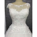 2017 newest modern A-line sleeveless armhole wedding dress